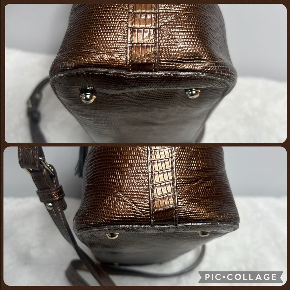 Brahmin Mini Asher Riesling Tri-Color Leather Tote - Picture 11 of 12